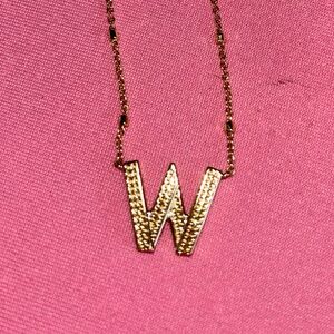 Kendra Scott Gold 'W' Initial Necklace